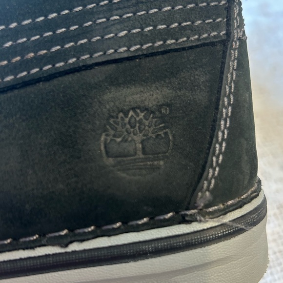 Timberland EarthKeepers Brookton Black Leather 6" Shaft Ankle Boots Size 7 - Picture 5 of 10